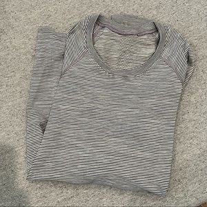 Lululemon striped Swiftly long sleeve